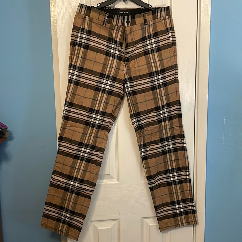Pacsun Plaid Pants Size 30 Barely Worn